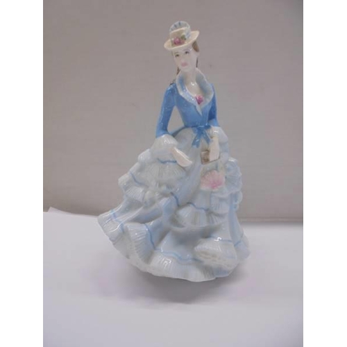 1206 - Five Coalport figurines including limited edition Masked Ball.