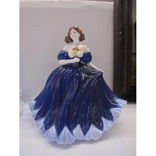 1206 - Five Coalport figurines including limited edition Masked Ball.