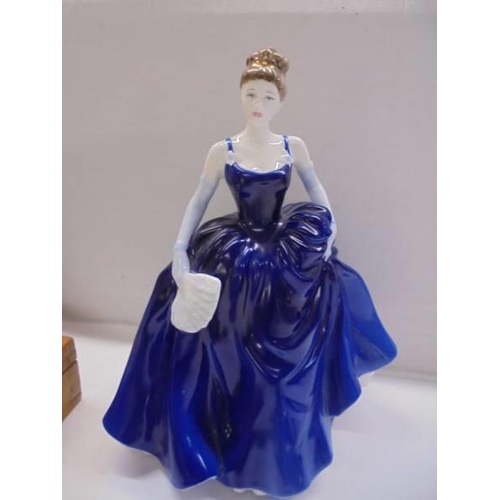 1208 - Five Royal Doulton figurines including Message of Love.