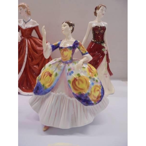 1210 - Five Royal Doulton Pretty Ladies figurines including Christine.