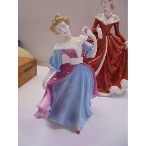 1210 - Five Royal Doulton Pretty Ladies figurines including Christine.