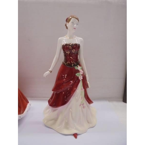 1210 - Five Royal Doulton Pretty Ladies figurines including Christine.