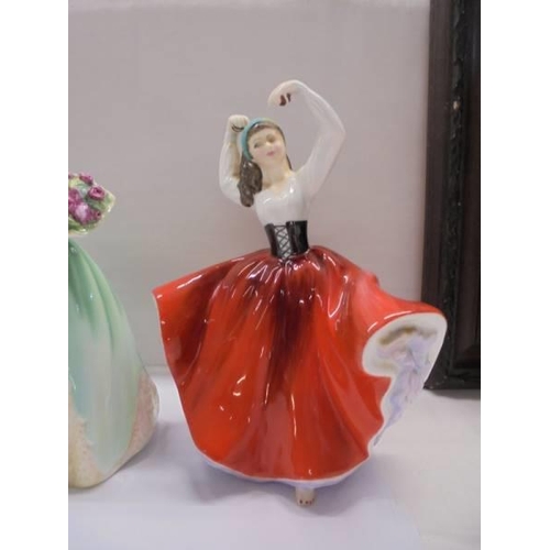 1213 - Six Royal Doulton figurines including Michelle and Winsome.