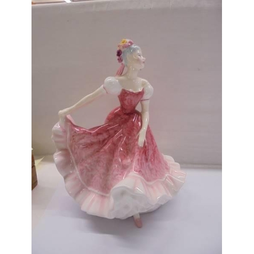 1214 - Five Royal Doulton figurines including Olivia and Rosie.