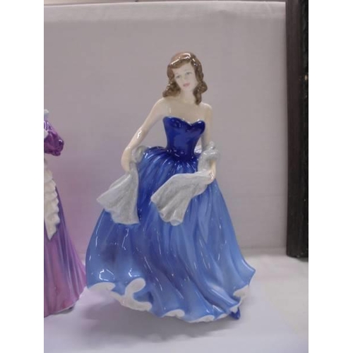 1215 - Five music related Royal Doulton figurines including Sweet Music.