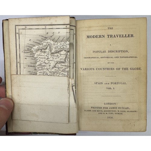 549 - 4 1820s Editions of Modern Traveller all with maps. 1824 Syria & Asia Minor, 1825 Mexico & Guatemala... 