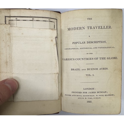 549 - 4 1820s Editions of Modern Traveller all with maps. 1824 Syria & Asia Minor, 1825 Mexico & Guatemala... 