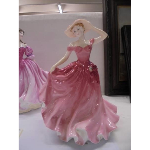 1217 - Three Royal Doulton figures of the Year including Jessica 1997.