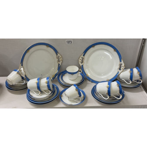 1373 - A 32 piece vintage CFH tea set