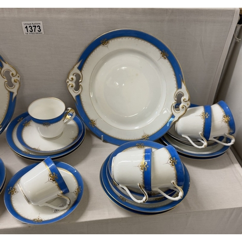 1373 - A 32 piece vintage CFH tea set