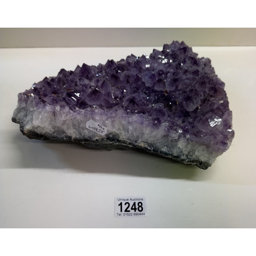 1248 - A large & heavy Amethyst cluster (over 6kg)