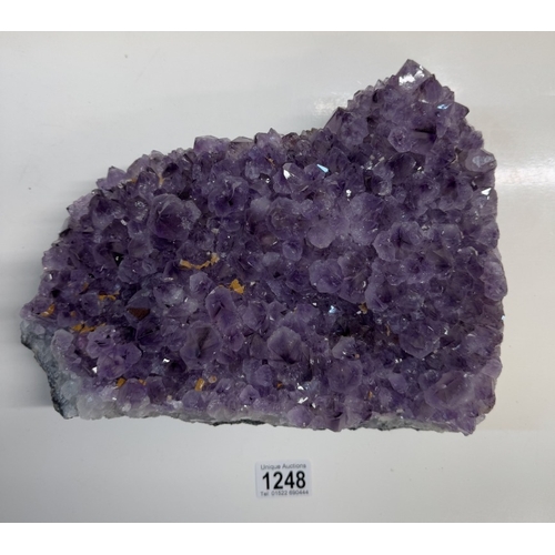 1248 - A large & heavy Amethyst cluster (over 6kg)