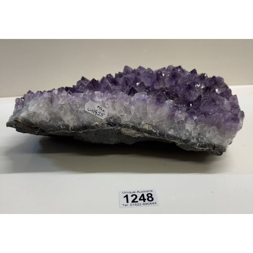 1248 - A large & heavy Amethyst cluster (over 6kg)