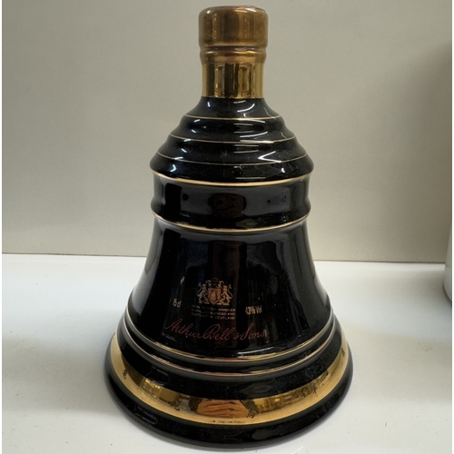 1249 - 2 rare boxed Bells Whisky decanters, Hawaii 12 years old deluxe whiskey & year of the sheep 1991