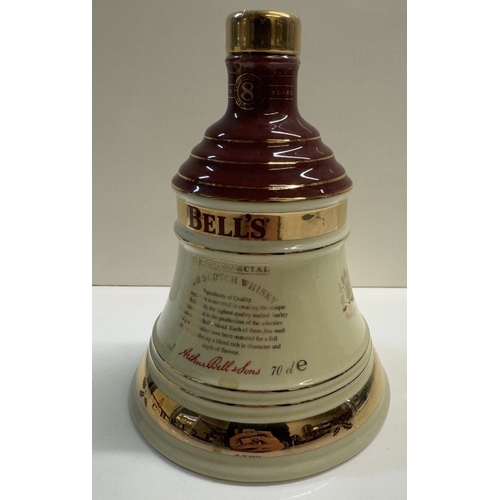 1255 - A boxed Bells whiskey decanter aged 8 years