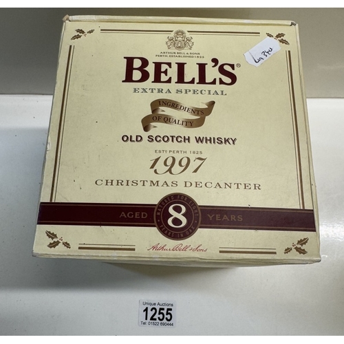 1255 - A boxed Bells whiskey decanter aged 8 years