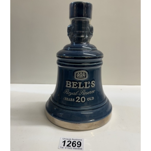 1269 - A boxed decanter Bells Royal Reserve, 20 year old whiskey