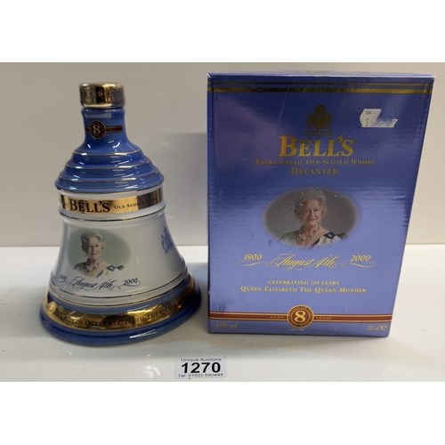 1270 - 3 boxed Bells extra special old Scotch whiskey, decanters all aged 8 years, Prince of Wales 50th Gol... 