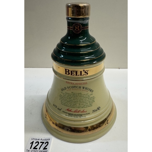 1272 - 2 boxed Bells limited edition Scotch whiskey decanters 1998 & 2000