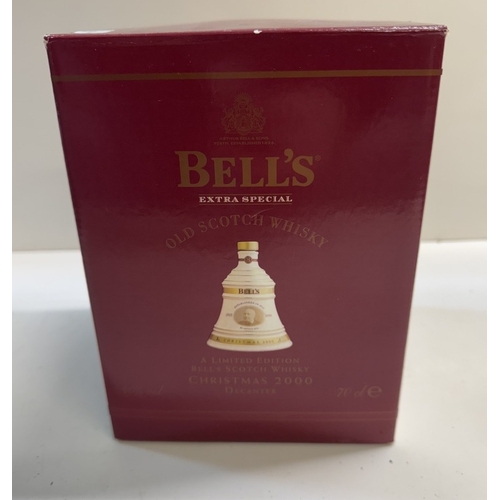 1272 - 2 boxed Bells limited edition Scotch whiskey decanters 1998 & 2000