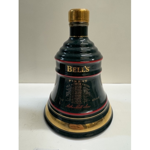 1283 - 4 Boxed Bells Whiskey decanters, Christmas 1988 &  1991 Extra Special, 1992 & 1996 aged 8 years