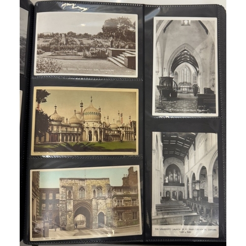 1301 - 2 albums of mainly Edwardian topographical postcards (approximately 1000 postcards)