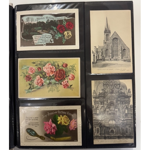 1301 - 2 albums of mainly Edwardian topographical postcards (approximately 1000 postcards)