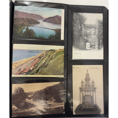 1301 - 2 albums of mainly Edwardian topographical postcards (approximately 1000 postcards)