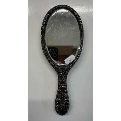 1132 - 2 silver backed mirrors