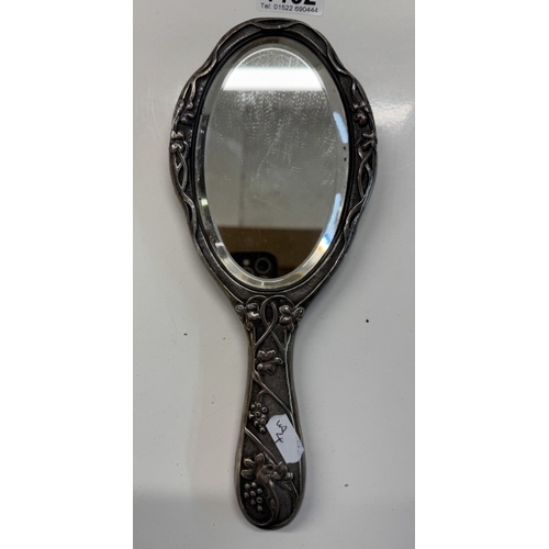 1132 - 2 silver backed mirrors