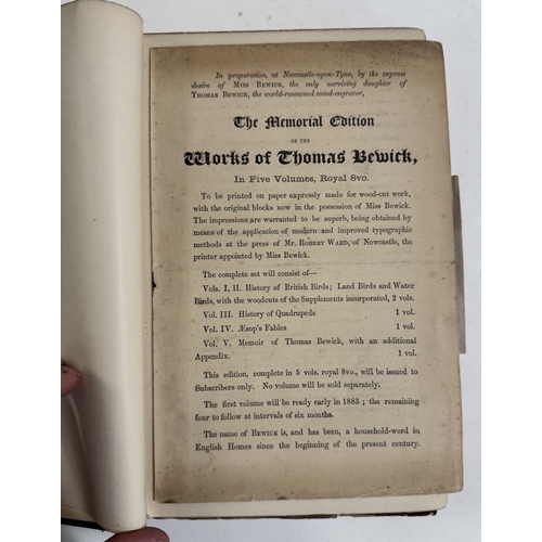 1320 - A quantity of Thomas Bewick related books including Bewick Gleanings 1886 & Vol II 1885, Vol III 188... 