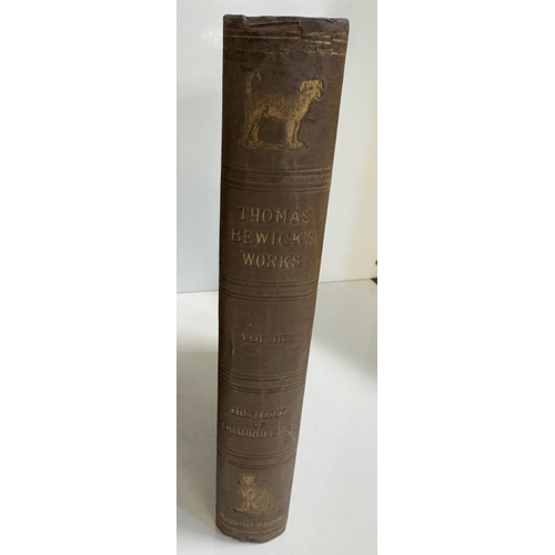 1320 - A quantity of Thomas Bewick related books including Bewick Gleanings 1886 & Vol II 1885, Vol III 188... 