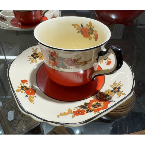 1389 - A Wedgwood Richelieu pattern coffee set