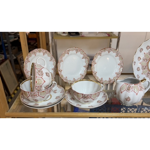 1168 - A vintage Russian tea set