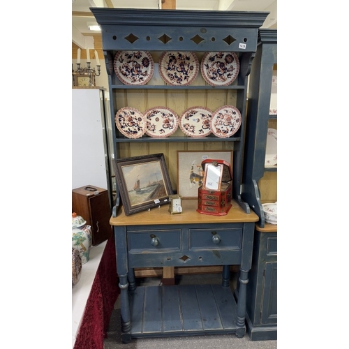 1418 - A Chabby Chic painted pine dresser