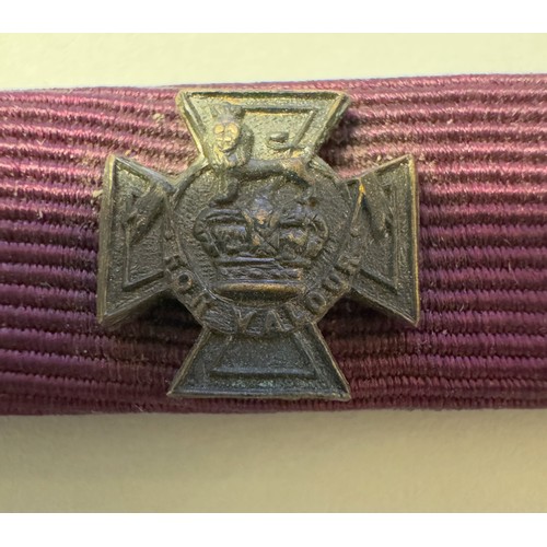 1114 - A Victoria cross ribbon bar (Post 1917 but not attributed)