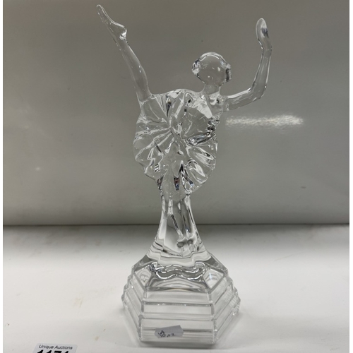 1171 - A pair of RCR Royal Rock Crystal ballerina figures. Height 27cm