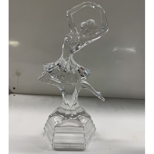 1171 - A pair of RCR Royal Rock Crystal ballerina figures. Height 27cm