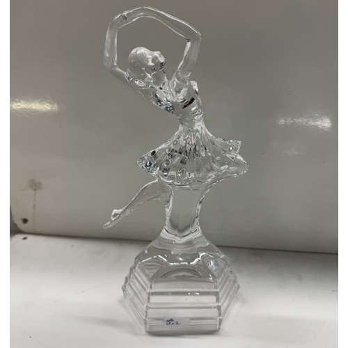 1171 - A pair of RCR Royal Rock Crystal ballerina figures. Height 27cm