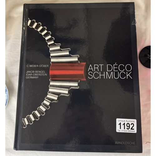 1192 - 2 Jakob Bengel art deco Schmuck books. 2004 & 2007