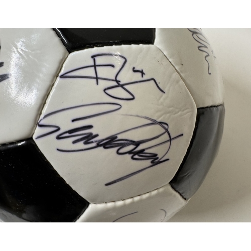 1196 - An Autographed Derby County FC 2011 / 2012 football including Nigel Clough, 3 Gareth Roberts, 4 Crai... 