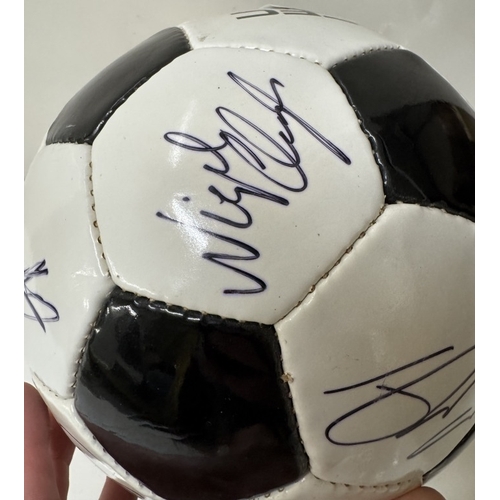 1196 - An Autographed Derby County FC 2011 / 2012 football including Nigel Clough, 3 Gareth Roberts, 4 Crai... 