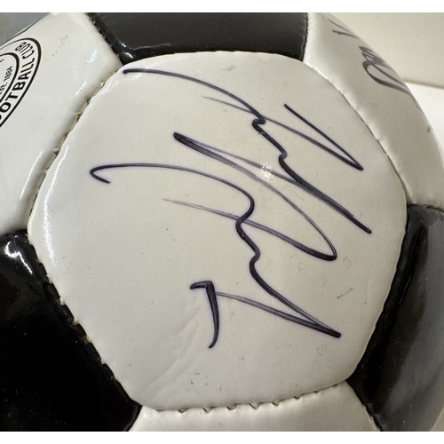 1196 - An Autographed Derby County FC 2011 / 2012 football including Nigel Clough, 3 Gareth Roberts, 4 Crai... 