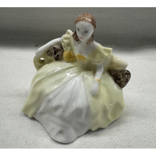 1160B - A collection of pottery figurines including Doulton, Nao, Coalport, Lladro etc