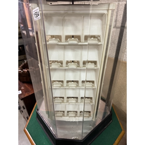 1584 - A shop display cabinet for Zippo lighters.