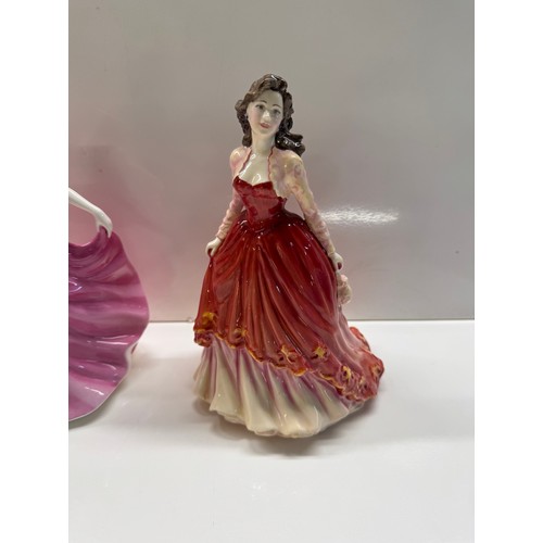 1207 - Five Royal Doulton figurines including Solitude.