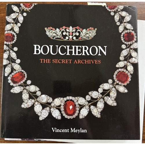 1634 - 3 Jewellery books including Boucheron The Secret Archives, Boucheron Capturing The Sparkle & Cartier... 