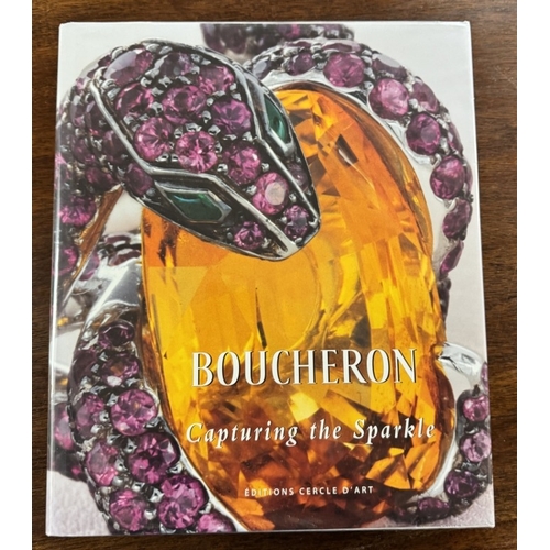 1634 - 3 Jewellery books including Boucheron The Secret Archives, Boucheron Capturing The Sparkle & Cartier... 