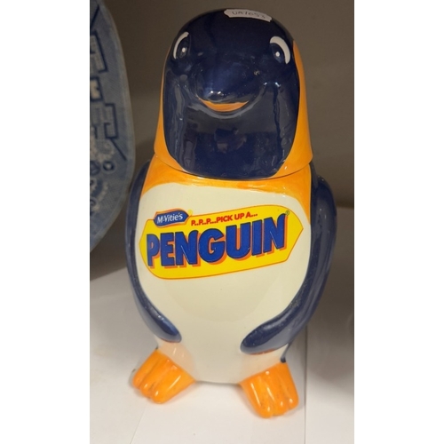 1531 - A McVities Penguin biscuit barrel & McVities iced gems Polar Bear buscuit barrel