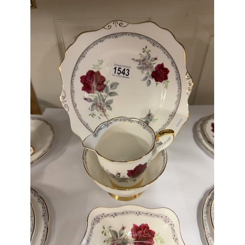 1543 - A Royal Stafford 'Roses to Remember' tea set